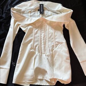 White Corset Jumper PLT tags On